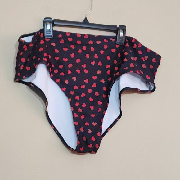 SHEIN Heart Pattern Tankini Summer Beach Size 4XL NWOT - Picture 9 of 11